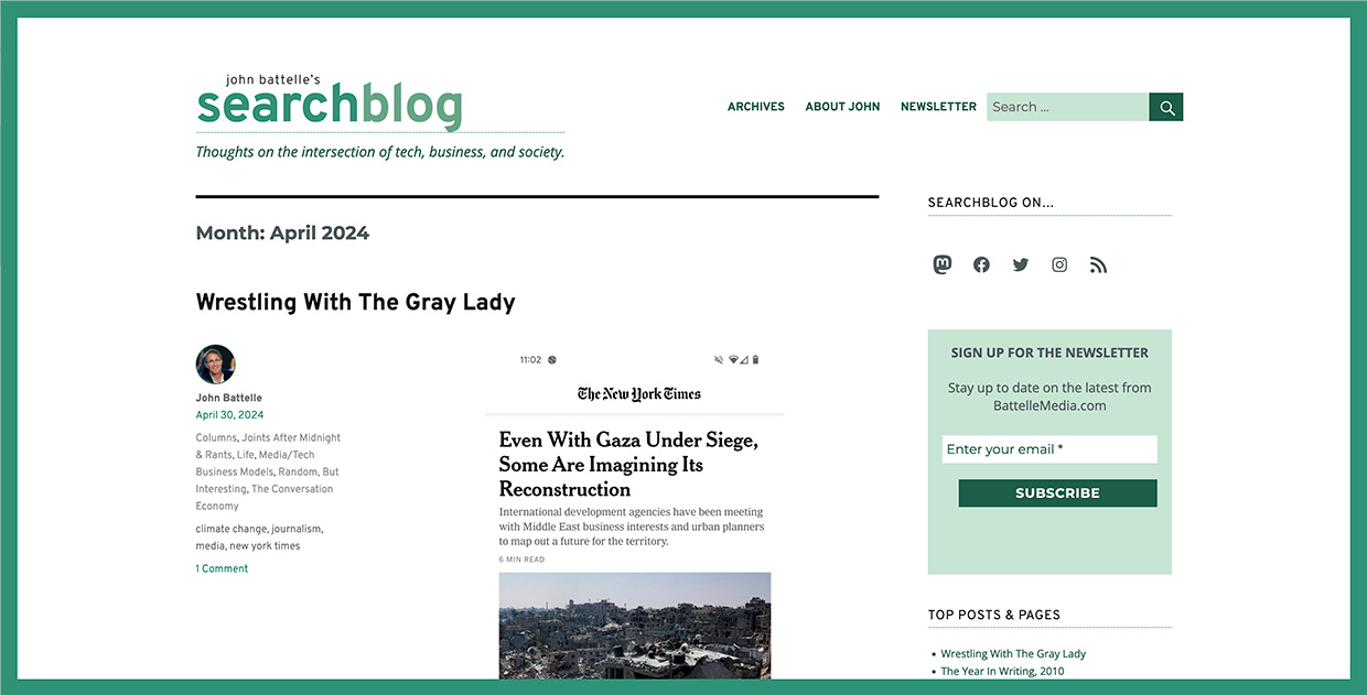 John Battelle's SearchBlog