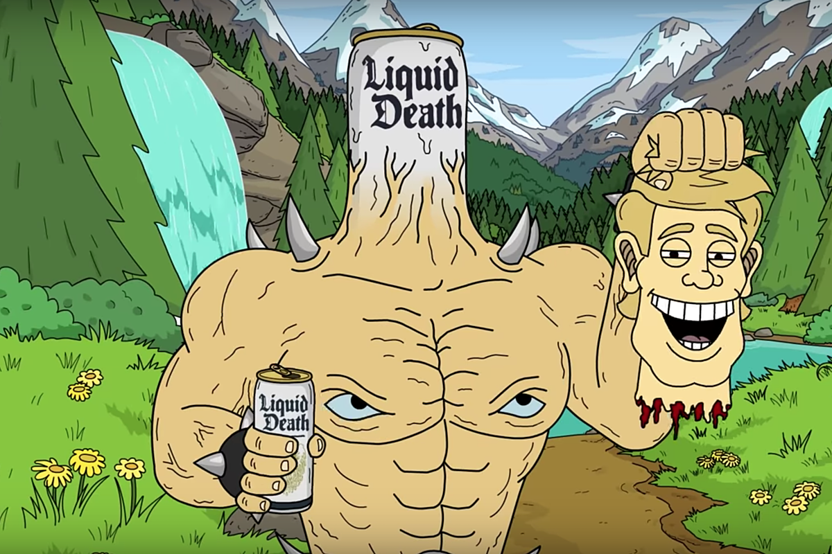 Рекламные компании Liquid Death