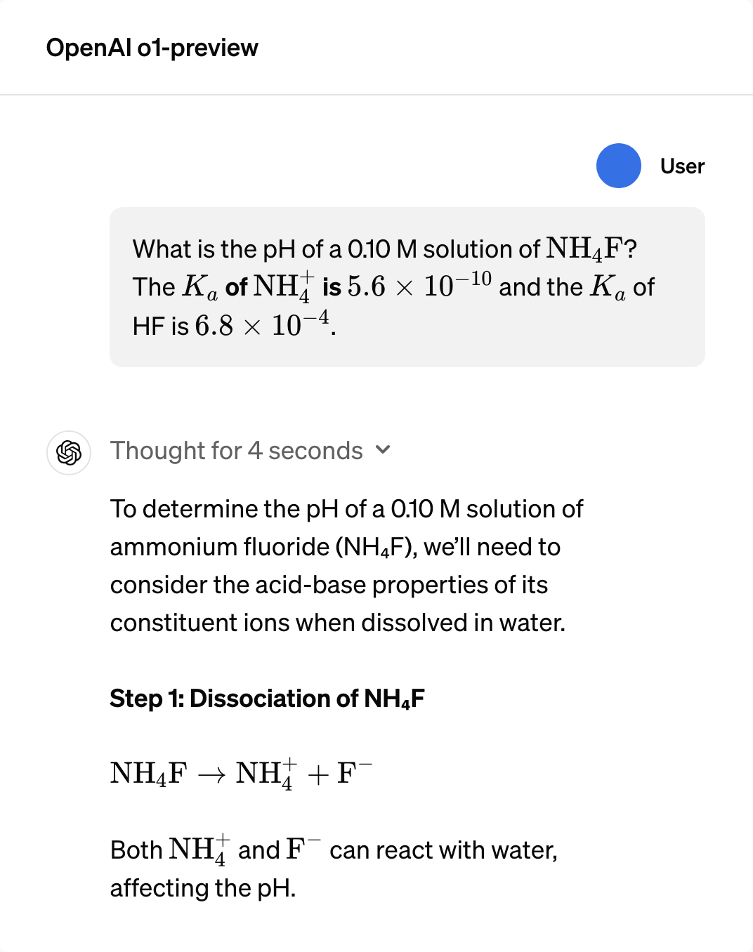 openai o1