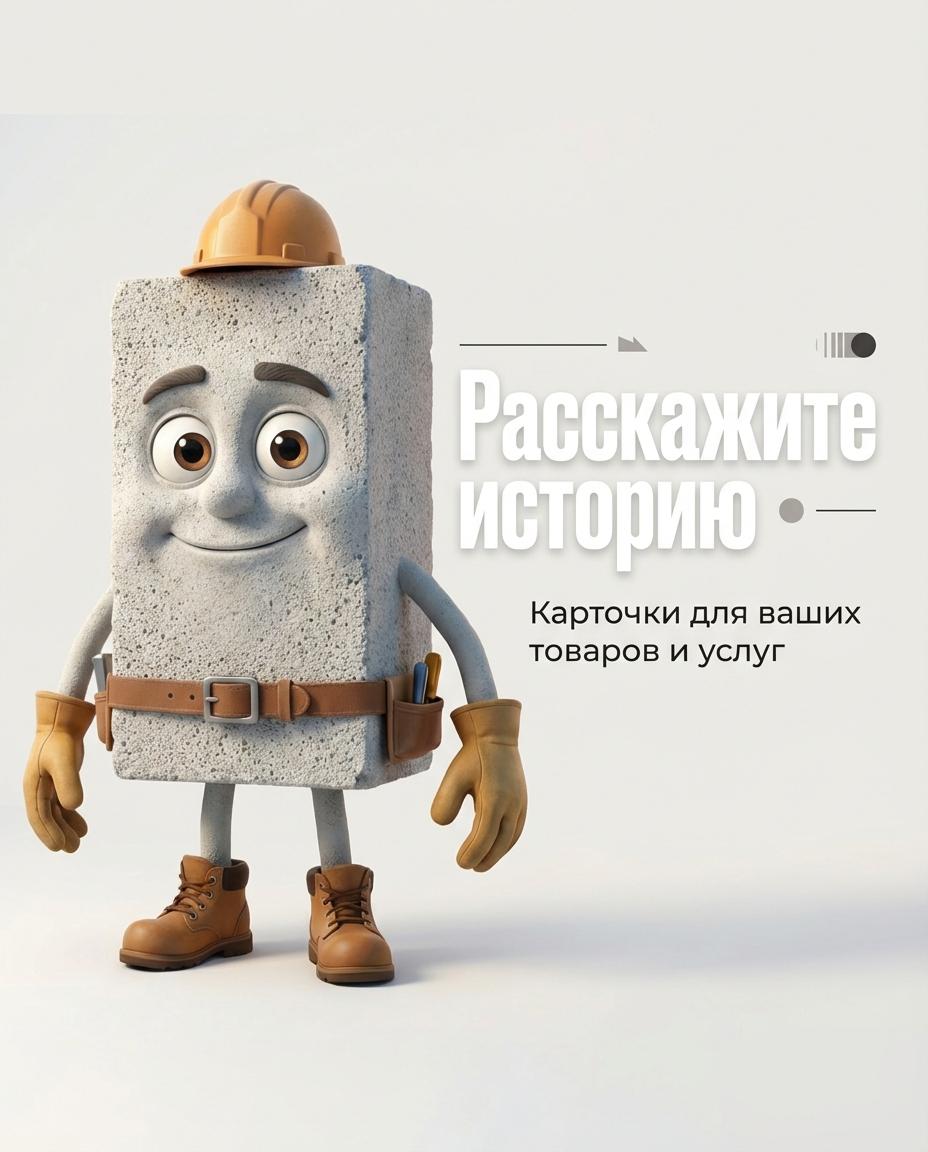 Готовая карточка с персонажем