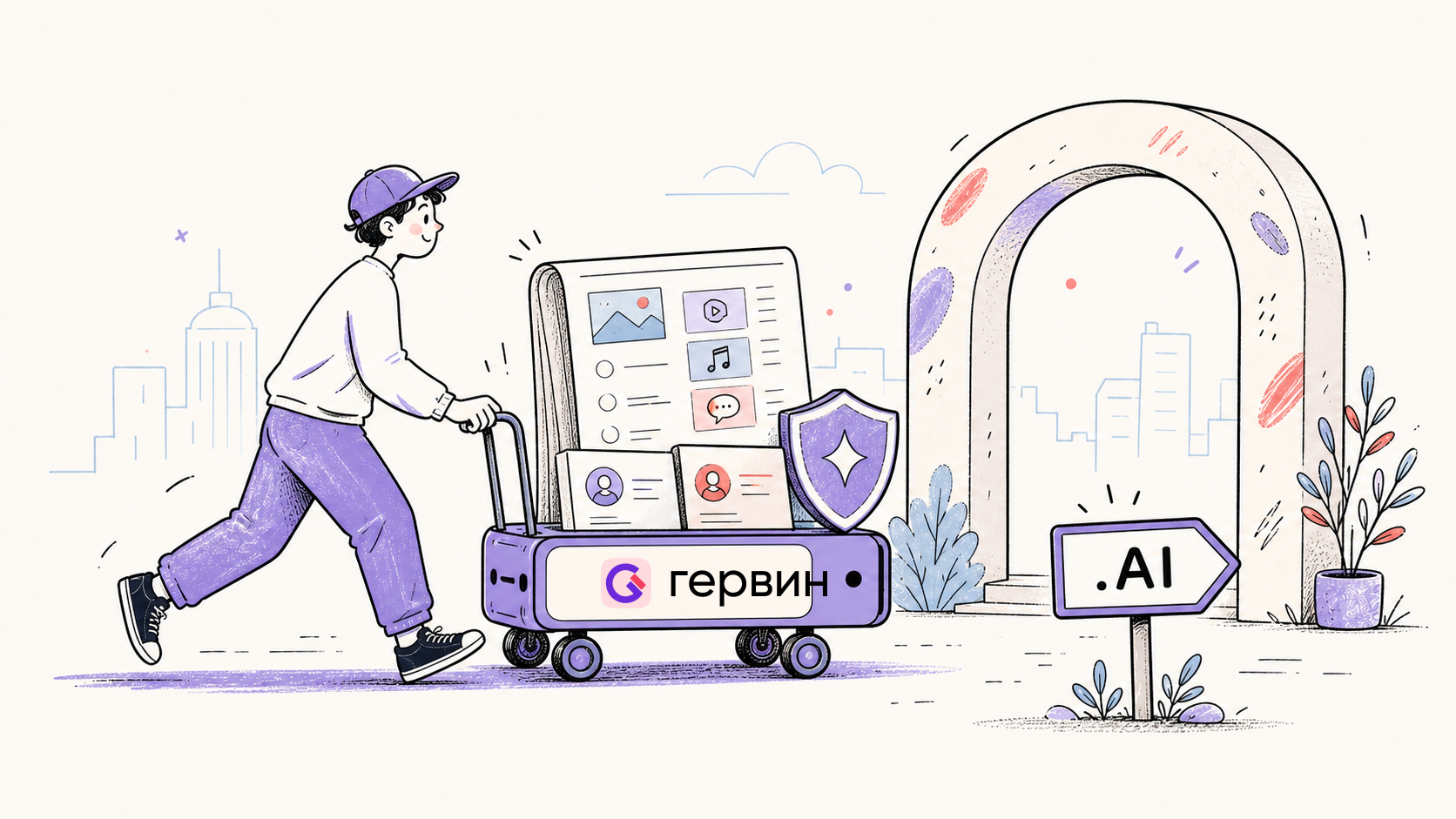 Gerwin AI переехал на домен .ai и получил мобильную версию
